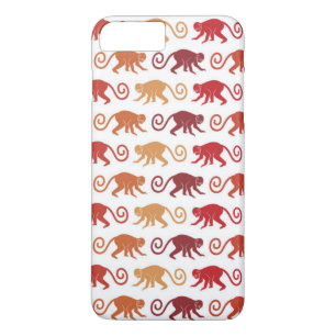 Coque iPhone 7 Plus Motif des singes rouges