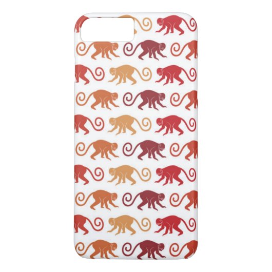 Coques Case-Mate iPhone Motif des singes rouges (Dos)
