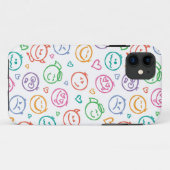 Coques Case-Mate iPhone motif des sourires (Dos (Horizontal))