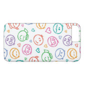 Coques Case-Mate iPhone motif des sourires (Dos (Horizontal))