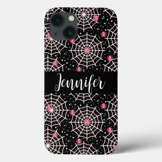 Coques Case-Mate iPhone Motif des toiles d'Halloween et araignées (Verso)