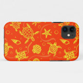 Coques Case-Mate iPhone Motif des tortues (Dos (Horizontal))