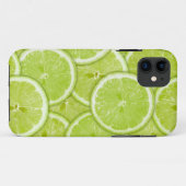 Coques Case-Mate iPhone Motif des tranches vertes de chaux (Dos (Horizontal))