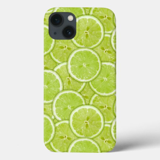 Coques Case-Mate iPhone Motif des tranches vertes de chaux (Verso)