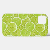 Coques Case-Mate iPhone Motif des tranches vertes de chaux (Verso (horizontal))