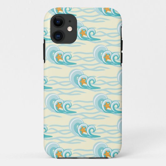 Coques Case-Mate iPhone Motif des vagues douces (Dos)