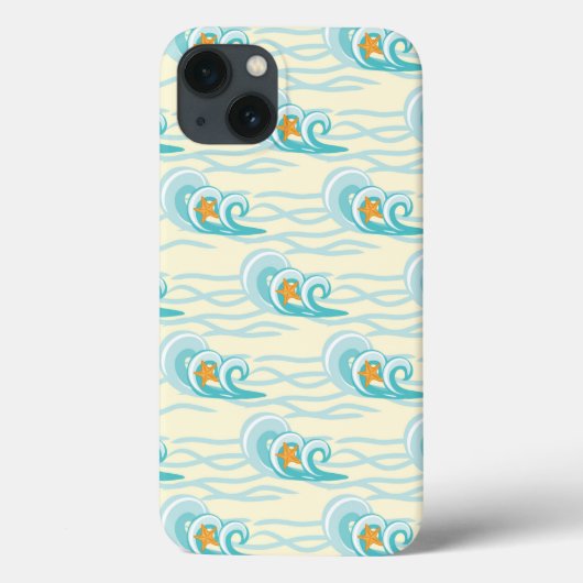 Coques Case-Mate iPhone Motif des vagues douces (Verso)