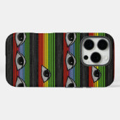 Coques Case-Mate iPhone Motif des yeux psychédéliques (Verso (horizontal))