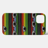 Coques Case-Mate iPhone Motif des yeux psychédéliques (Verso (horizontal))