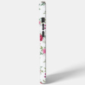 Coques Case-Mate iPhone Motif design aux fleurs rose et rouge (Verso / Gauche)