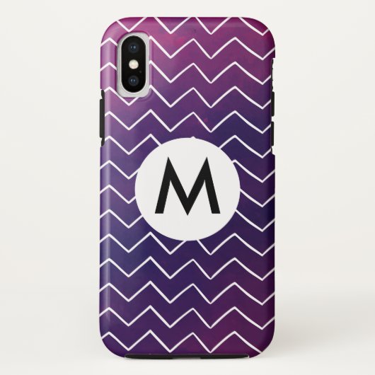 Coques Case-Mate iPhone motif dessiné en chevron (Dos)