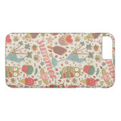 Coques Case-Mate iPhone Motif d'été avec la crème glacée (Dos (Horizontal))