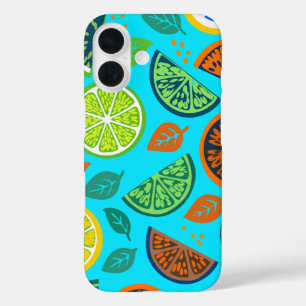 Coques iPhone 16 Motif d'été Citrus