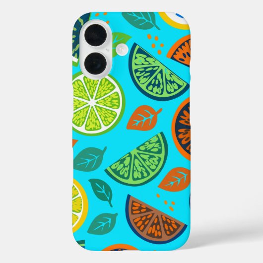 Coques Case-Mate iPhone Motif d'été Citrus (Verso)
