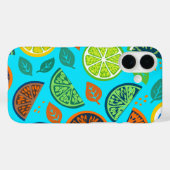 Coques Case-Mate iPhone Motif d'été Citrus (Verso (horizontal))