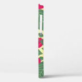 Coques Case-Mate iPhone Motif d'été de couleur vive avec cerises. Grappe (Verso / Gauche)