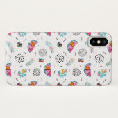 Coques Case-Mate iPhone Motif d'été de Memphis Style Tropical (Dos (Horizontal))