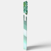 Coques Case-Mate iPhone Motif d'été Tropical Feuille Green Palm personnali (Verso / Droite)