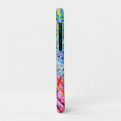 Coques Case-Mate iPhone Motif d'explosion de couleurs abstraites vibrantes (Dos/Gauche)