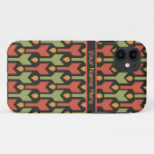 Coques Case-Mate iPhone Motif d'Flèche verte Tribal Égyptienne (Dos (Horizontal))