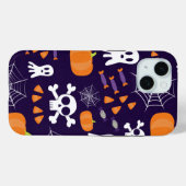 Coques Case-Mate iPhone Motif d'Halloween amusant (Verso (horizontal))