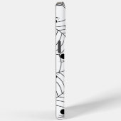 Coques Case-Mate iPhone Motif d'Halloween Black White araignées (Verso / Droite)