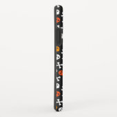 Coques Case-Mate iPhone Motif d'Halloween crânes et os (Dos/Droite)