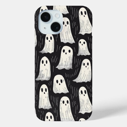 Coques Case-Mate iPhone Motif d'Halloween Fantôme Éffrayant (Verso)