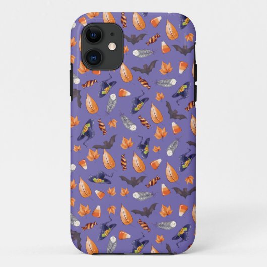 Coques Case-Mate iPhone Motif d'Halloween lunaire (Dos)