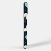 Coques Case-Mate iPhone Motif d'halloween moderne fantôme (Verso / Droite)