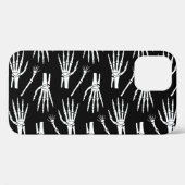 Coques Case-Mate iPhone Motif d'Halloween monochrome (Verso (horizontal))