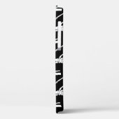 Coques Case-Mate iPhone Motif d'Halloween monochrome (Verso / Gauche)
