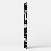 Coques Case-Mate iPhone Motif d'Halloween monochrome (Verso / Droite)