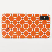 Coques Case-Mate iPhone Motif d'Halloween Monogram Bones (Dos (Horizontal))