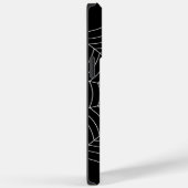 Coques Case-Mate iPhone Motif d'Halloween noir et blanc (Verso / Droite)