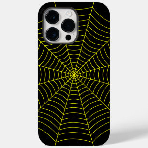 Coque Pour Pour iPhone 14 Pro Max Motif d'Halloween noir et jaune