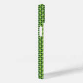 Coques Case-Mate iPhone Motif d'herbe verte transparente (Verso / Droite)