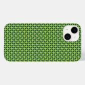 Coques Case-Mate iPhone Motif d'herbe verte transparente (Verso (horizontal))