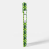 Coques Case-Mate iPhone Motif d'herbe verte transparente (Verso / Gauche)