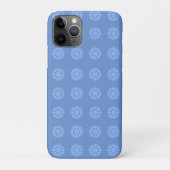 Coques Case-Mate iPhone Motif d'hiver bleu Snowflake (Dos)