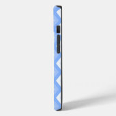 Coques Case-Mate iPhone Motif diamant bleu pâle (Verso / Gauche)