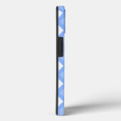 Coques Case-Mate iPhone Motif diamant bleu pâle Coque-coque iphone Mate (Verso / Droite)