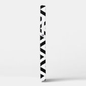 Coques Case-Mate iPhone Motif diamant noir et blanc (Verso / Gauche)
