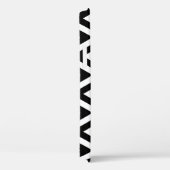 Coques Case-Mate iPhone Motif diamant noir et blanc (Verso / Droite)