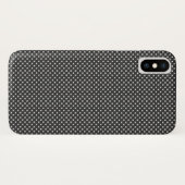 Coques Case-Mate iPhone Motif diamant noir et blanc (Dos (Horizontal))
