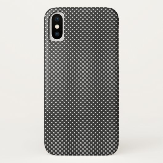 Coques Case-Mate iPhone Motif diamant noir et blanc (Dos)
