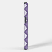 Coques Case-Mate iPhone Motif diamant nuances de lavande (Verso / Droite)