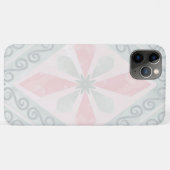 Coques Case-Mate iPhone Motif diamant pastel vert et rose (Dos (Horizontal))