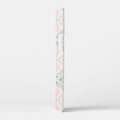 Coques Case-Mate iPhone Motif diamant pastel vert et rose (Verso / Droite)