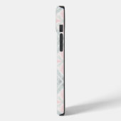Coques Case-Mate iPhone Motif diamant pastel vert et rose (Verso / Gauche)